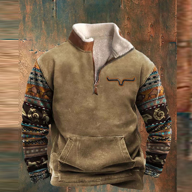 Thermal Zip-Up Sweater