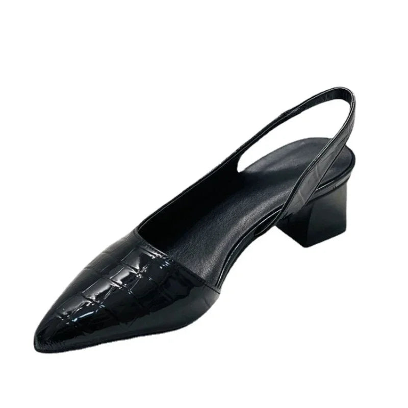 Heidi | Premium Synthetikleder Orthopädische Pumps