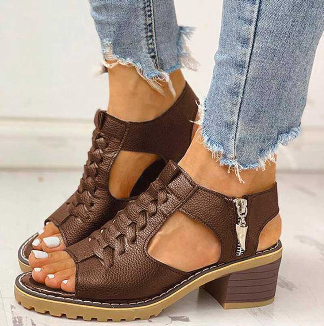Steffie™ - Orthopädische Damen-Sandalen mit Blockabsatz