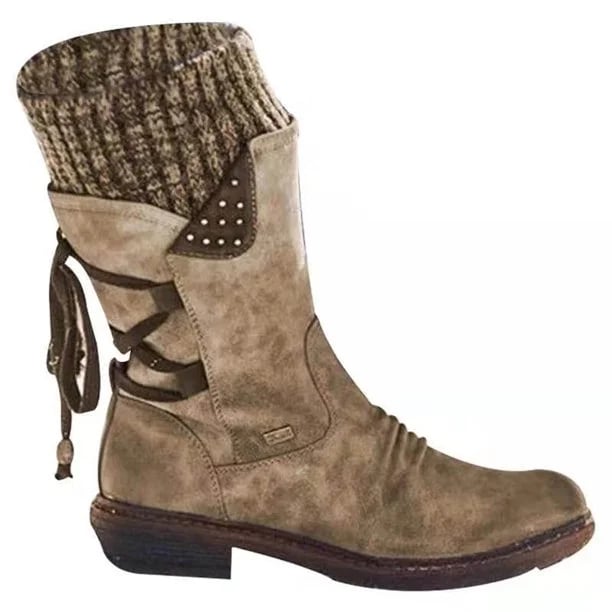 Valeria - Wasserdichte Stiefel Mit Reißverschluss An Der Wade