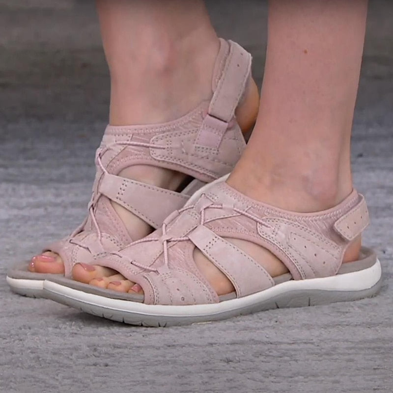 Adjustable Summer Sandals with Arch Support