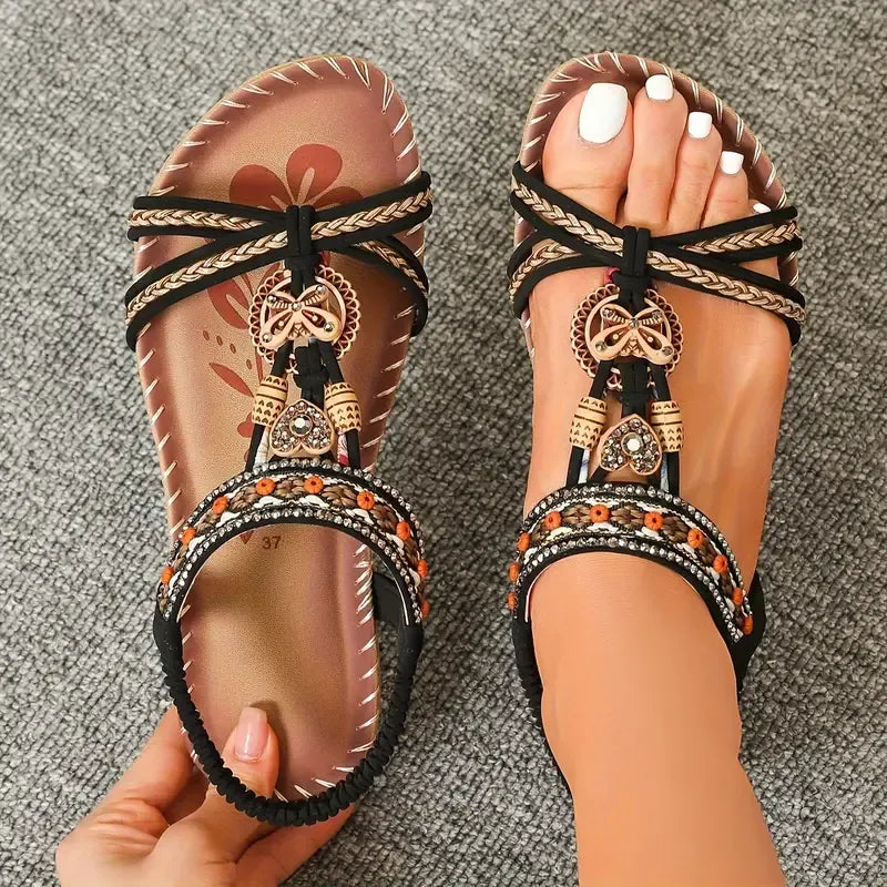 Colella™ - Elegante Orthopädische Blüten Sandalen