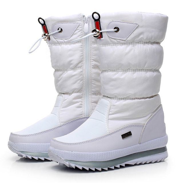 Waterproof Non-Slip Faux Fur Snow Boots