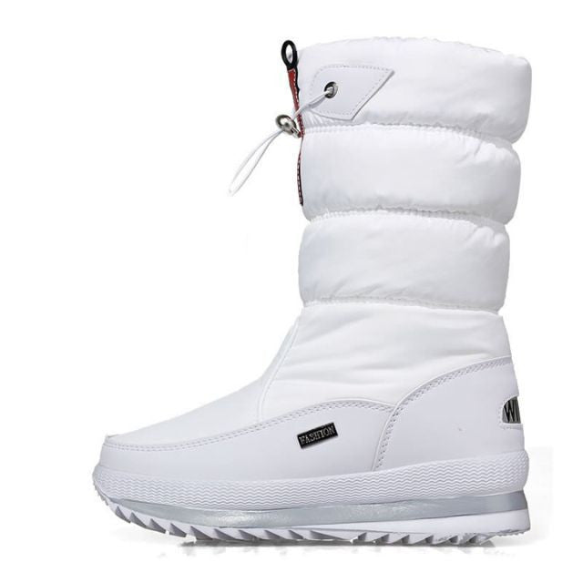 Lara - Rutschfeste Und Wasserdichte Schneestiefel Aus Kunstfell