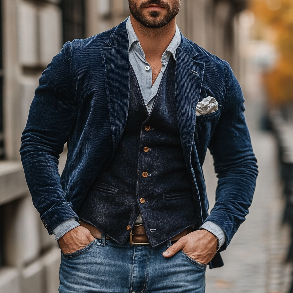 Patricio™ - klassischer Blazer und Weste