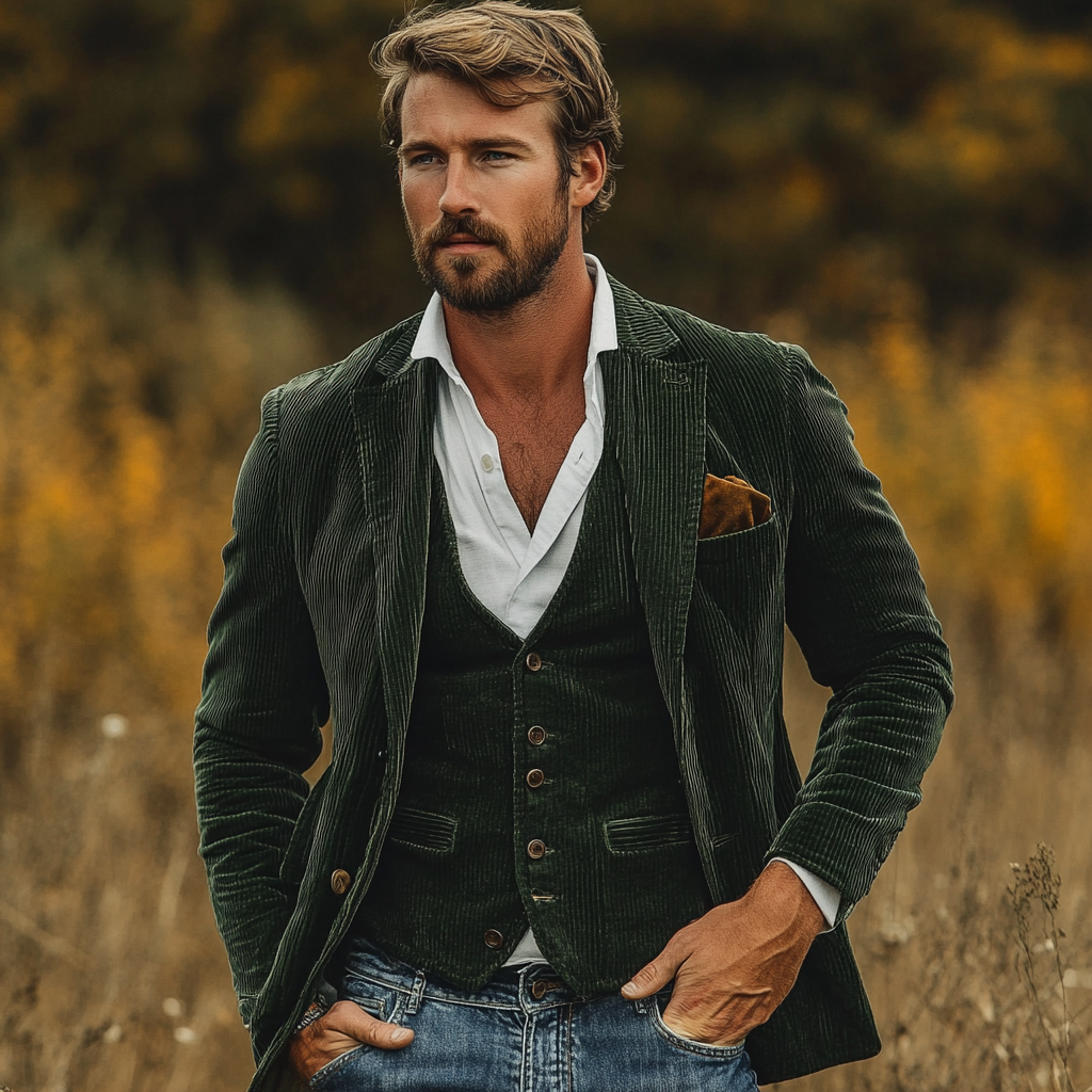 Classic Blazer and Vest Set