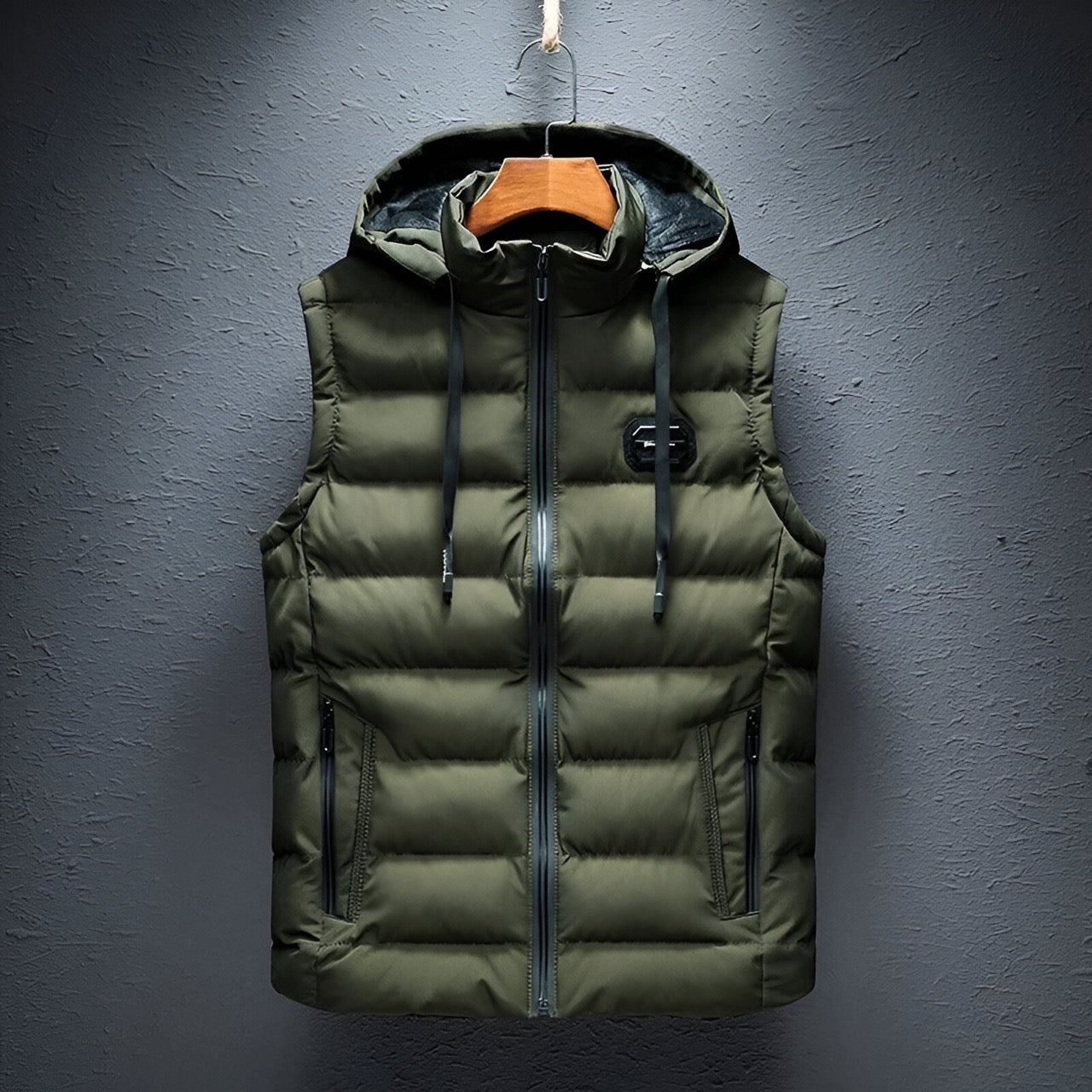 Mens Hooded Vest