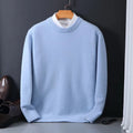 RYAN | WARM MOHAIR PULLOVER - BLAU