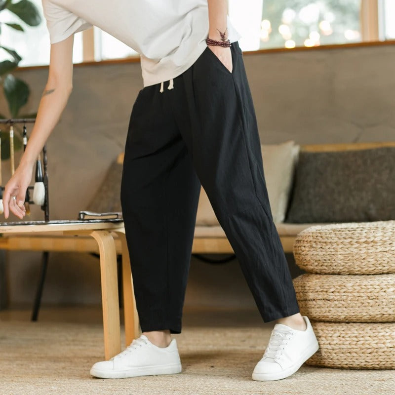 Minimalist Cotton Pants