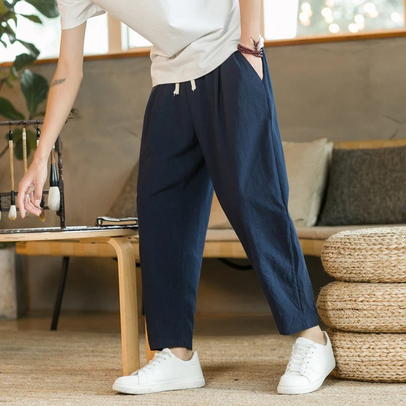 Minimalist Cotton Pants